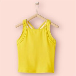 Hanna Andersson Yellow Swim Top. Size 3T